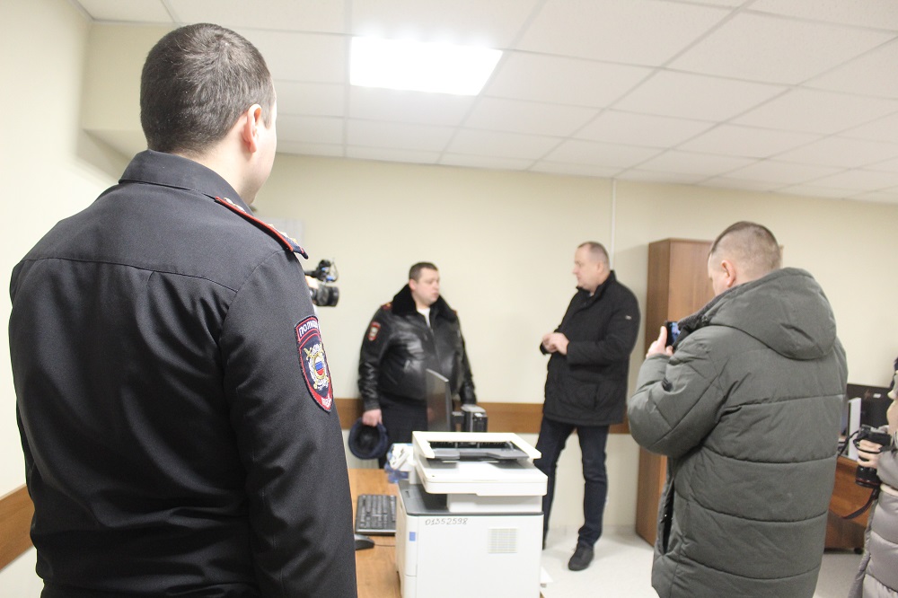 Открытие опорного пункта полиции в Серпухове